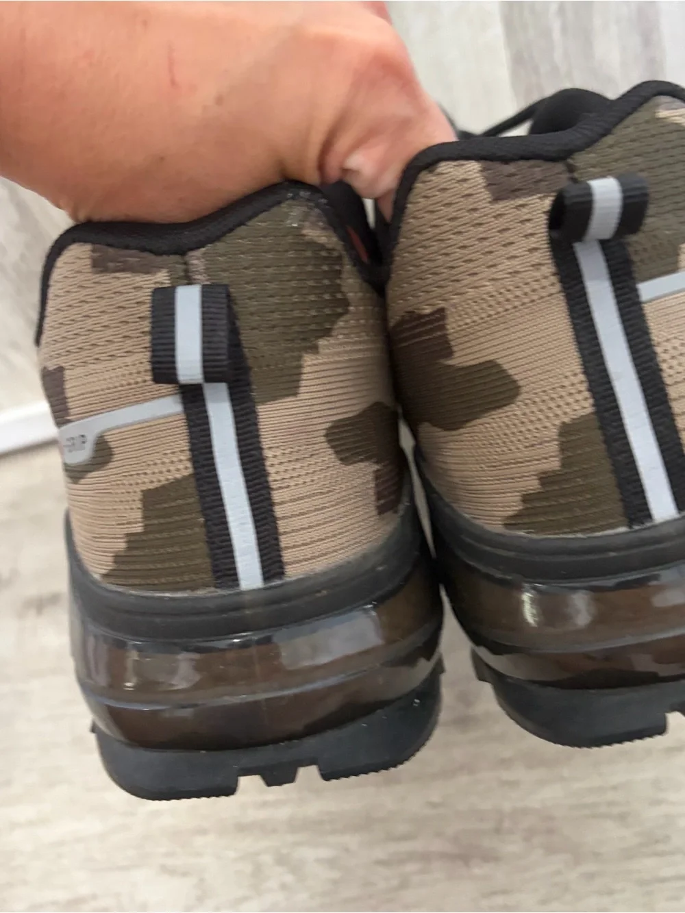 Kricely camouflage trail running shoes Men 48 Hiking Nature Sneaker